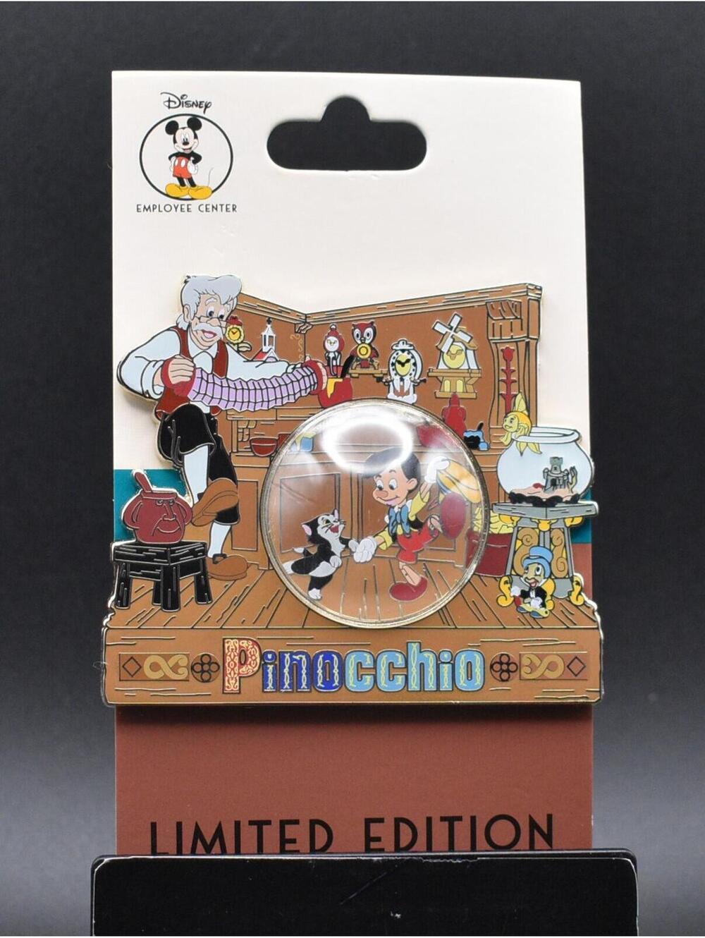 Disney DEC Pinocchio Snow Globes Collection Series 2 Jumbo LE 250 Pin (C5)